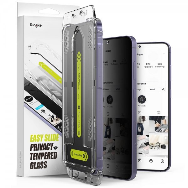 Ringke Samsung Galaxy S24 Plus Skärmskydd Easy Slide Privacy 2-pack