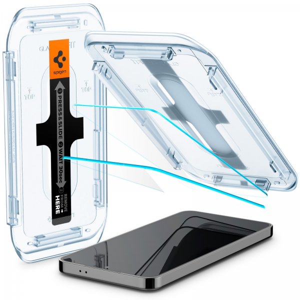 Spigen Samsung Galaxy S24 Plus/Galaxy S25 Plus Skärmskydd GLAS.tR EZ Fit 2-pack