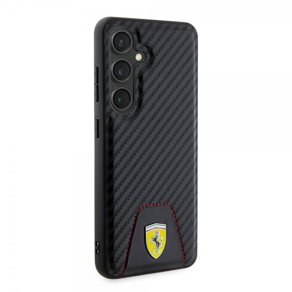 Ferrari Samsung Galaxy S24 Skal Carbon & Stripe Svart