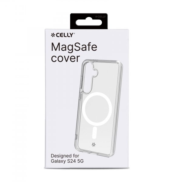 Celly Samsung Galaxy S24 Skal GELSKINMAG MagSafe Transparent