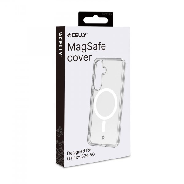 Celly Samsung Galaxy S24 Skal GELSKINMAG MagSafe Transparent