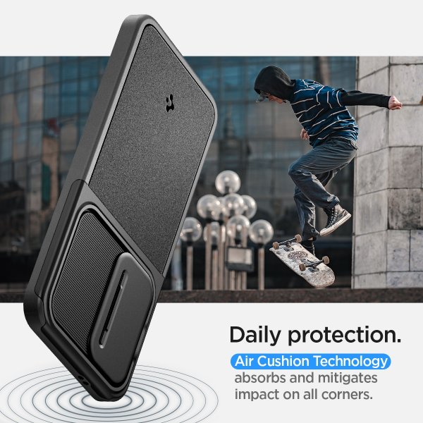Spigen Samsung Galaxy S24 Skal Optik Armor Svart