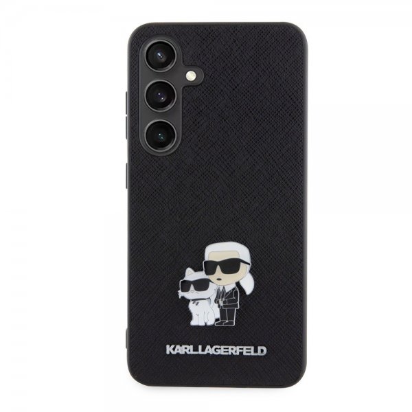 Karl Lagerfeld Samsung Galaxy S24 Skal Saffiano Karl & Choupette Svart