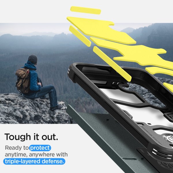 Spigen Samsung Galaxy S24 Skal Tough Armor Abyss Green