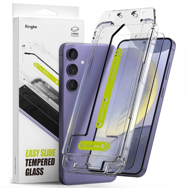 Ringke Samsung Galaxy S24 Skärmskydd Easy Slide 2-pack