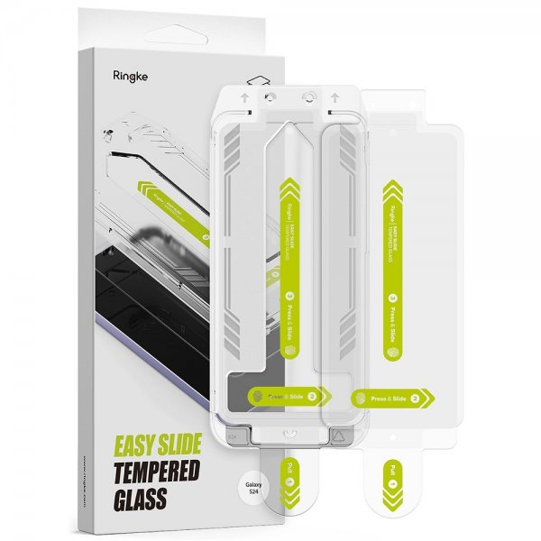 Ringke Samsung Galaxy S24 Skärmskydd Easy Slide 2-pack