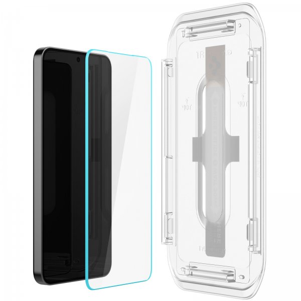 Spigen Samsung Galaxy S24/Galaxy S25 Skärmskydd GLAS.tR EZ Fit 2-pack