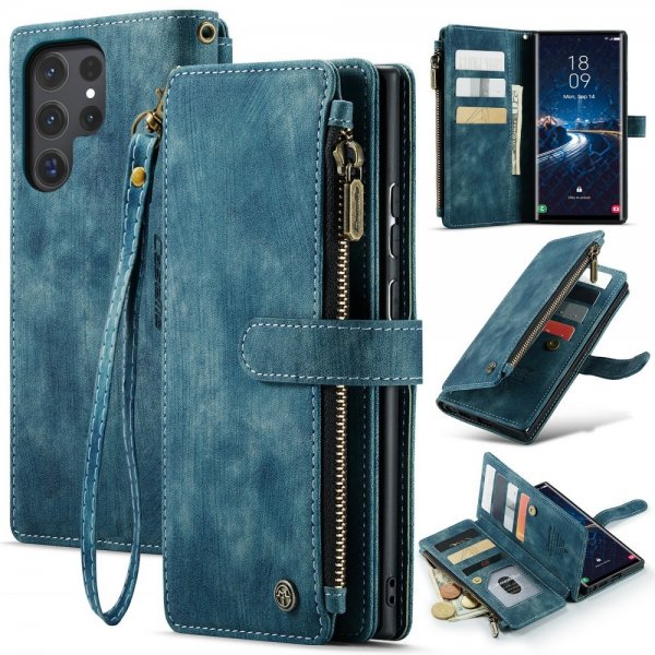 CaseMe Samsung Galaxy S24 Ultra Fodral C30 Series Blå