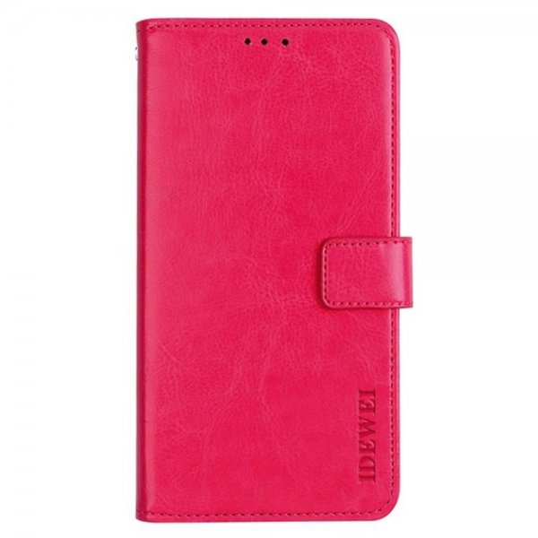 Samsung Galaxy S24 Ultra Fodral Lädertextur Magenta