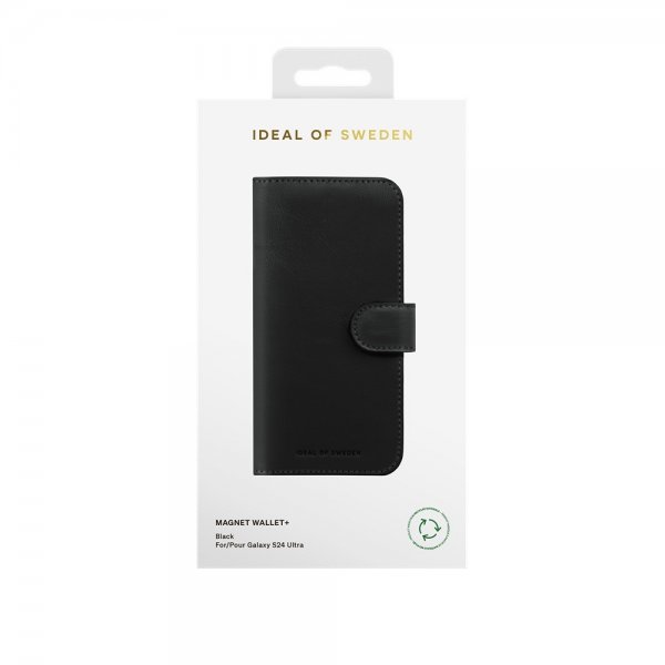 Ideal of Sweden Samsung Galaxy S24 Ultra Fodral Magnet Wallet+ Svart