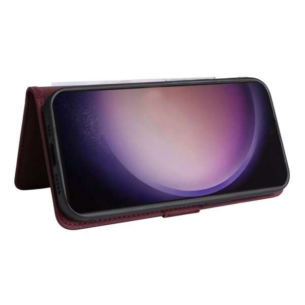 Betopnice Samsung Galaxy S24 Ultra Fodral med Löstagbart Skal 005 Röd
