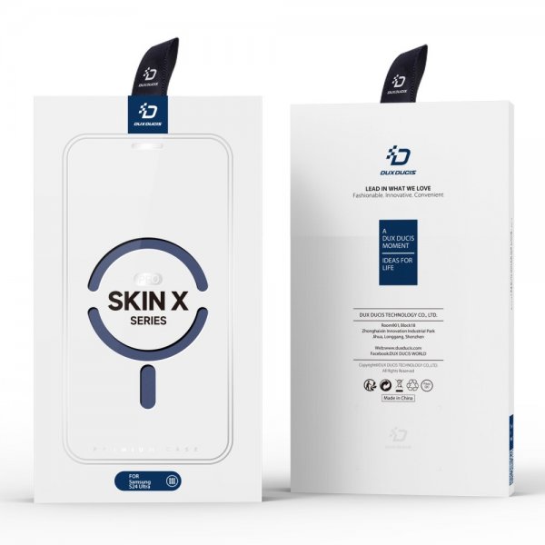 Dux Ducis Samsung Galaxy S24 Ultra Fodral Skin X Pro Series Kickstand MagSafe Blå