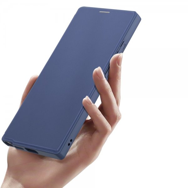 Dux Ducis Samsung Galaxy S24 Ultra Fodral Skin X Pro Series Kickstand MagSafe Blå