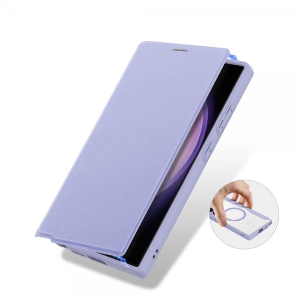 Dux Ducis Samsung Galaxy S24 Ultra Fodral Skin X Pro Series MagSafe Lila
