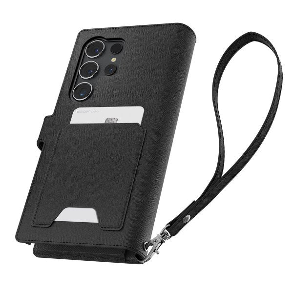 Spigen Samsung Galaxy S24 Ultra Fodral Wallet S Plus Svart