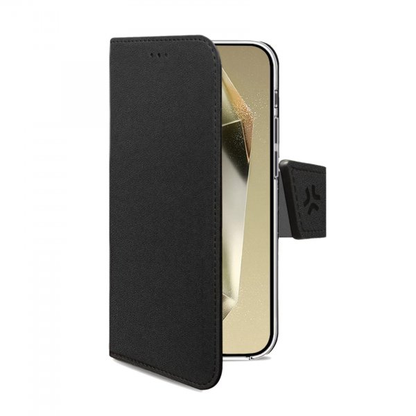 Celly Samsung Galaxy S24 Ultra Fodral Wally Wallet Case Svart