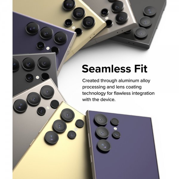 Ringke Samsung Galaxy S24 Ultra Kameraskydd Camera Lens Frame Svart