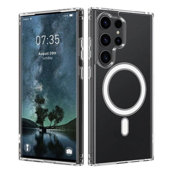 Samsung Galaxy S24 Ultra Skal MagSafe Transparent