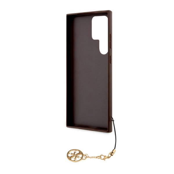 Guess Samsung Galaxy S24 Ultra Skal 4G Charm Brun