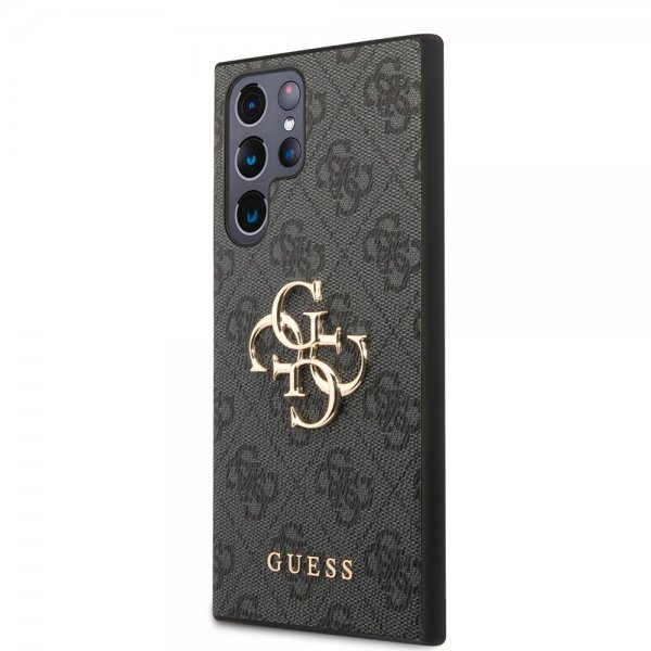 Guess Samsung Galaxy S24 Ultra Skal 4G Metal Logo Svart