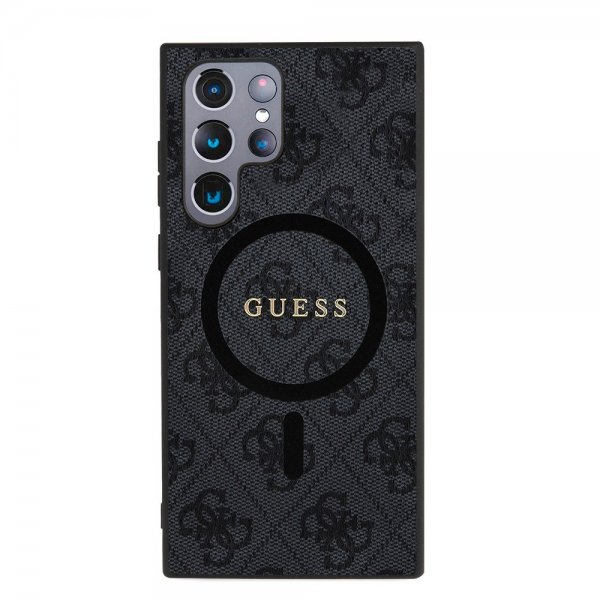 Guess Samsung Galaxy S24 Ultra Skal 4G Pattern MagSafe Svart
