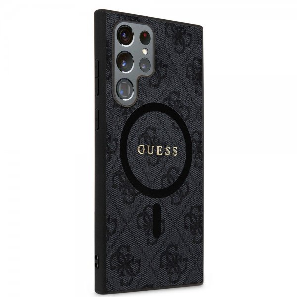 Guess Samsung Galaxy S24 Ultra Skal 4G Pattern MagSafe Svart