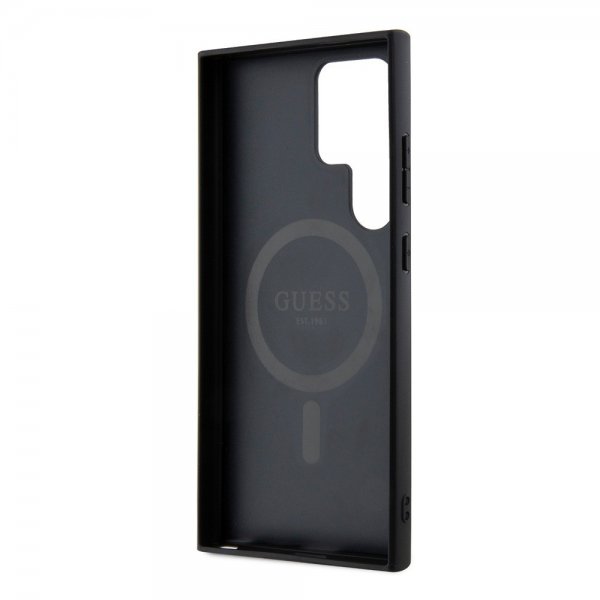 Guess Samsung Galaxy S24 Ultra Skal 4G Pattern MagSafe Svart