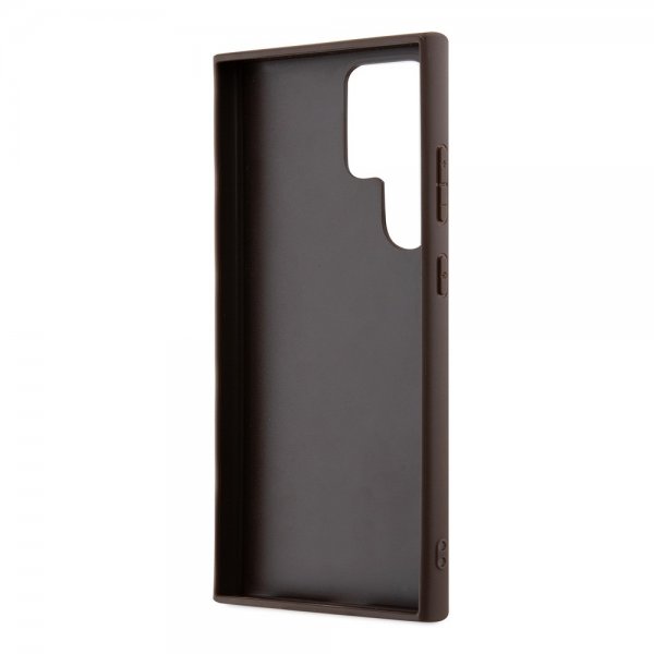 Guess Samsung Galaxy S24 Ultra Skal 4G Print Grained Vit