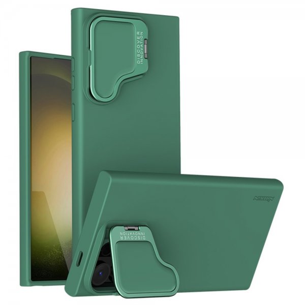 Nillkin Samsung Galaxy S24 Ultra Skal CamShield Silky Prop Grön