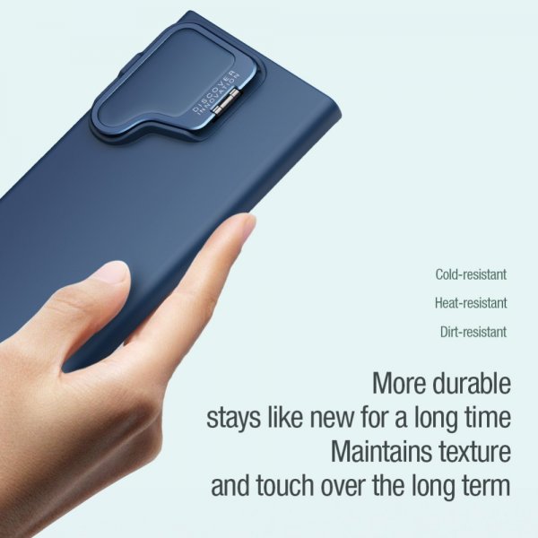 Nillkin Samsung Galaxy S24 Ultra Skal CamShield Silky Prop Grön