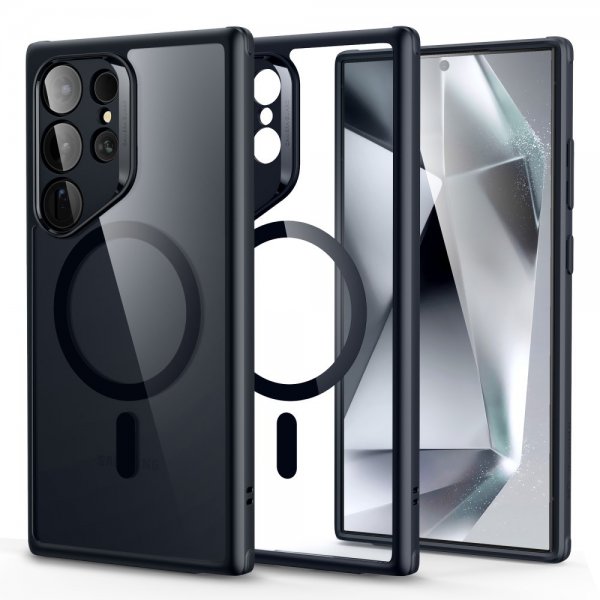 ESR Samsung Galaxy S24 Ultra Skal Classic Hybrid HaloLock Clear Black