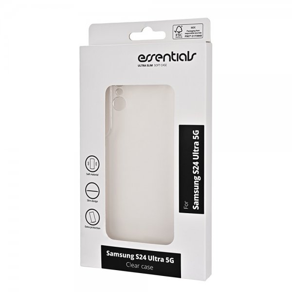 Essentials Samsung Galaxy S24 Ultra Skal Clear Case Transparent