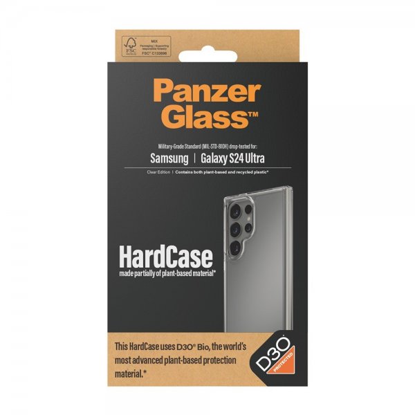 PanzerGlass Samsung Galaxy S24 Ultra Skal HardCase D3O Transparent