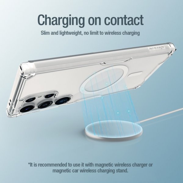 Nillkin Samsung Galaxy S24 Ultra Skal Nature Pro Series MagSafe Transparent