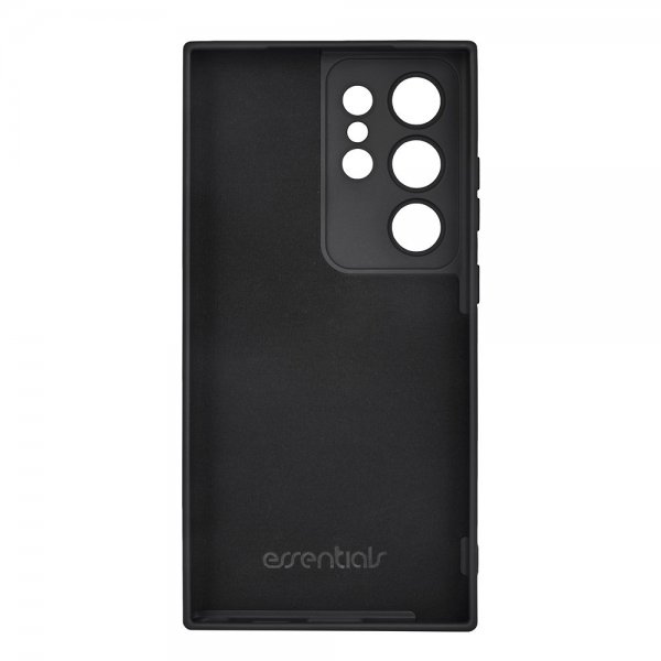 Essentials Samsung Galaxy S24 Ultra Skal Silicone Case Svart