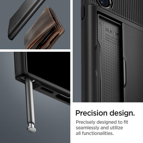 Spigen Samsung Galaxy S24 Ultra Skal Slim Armor CS Svart