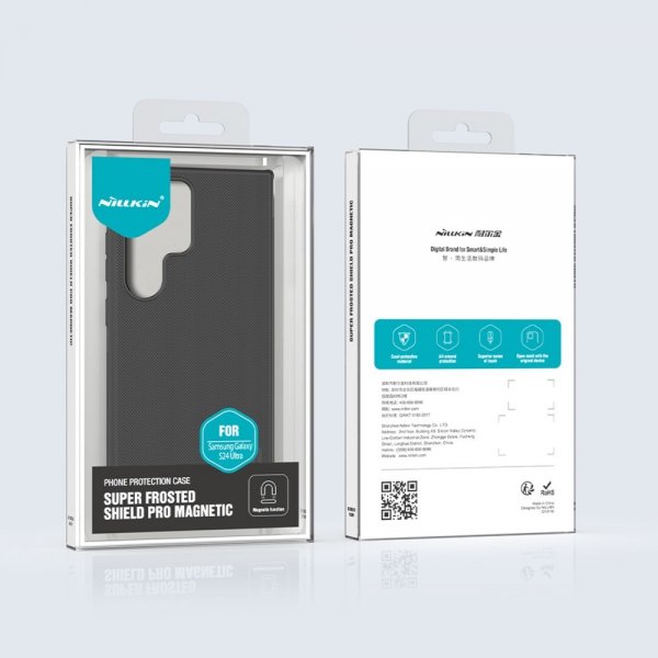 Nillkin Samsung Galaxy S24 Ultra Skal Super Frosted Shield Pro MagSafe Svart