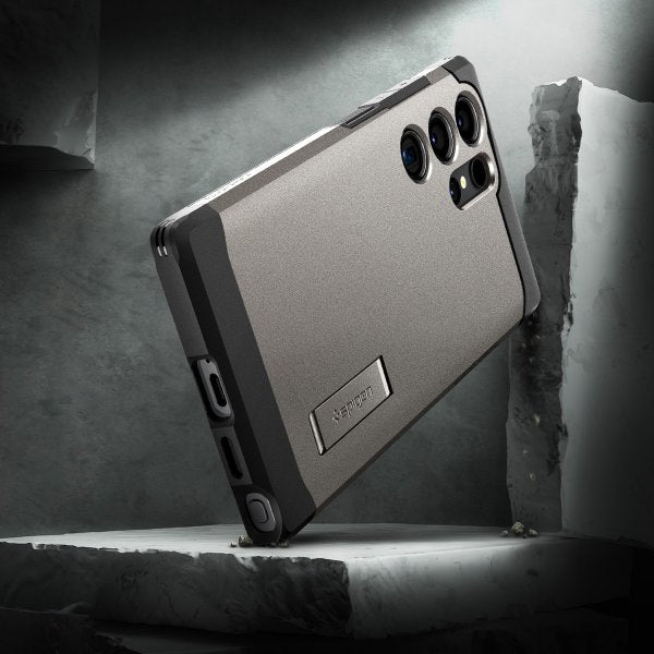 Spigen Samsung Galaxy S24 Ultra Skal Tough Armor Gunmetal
