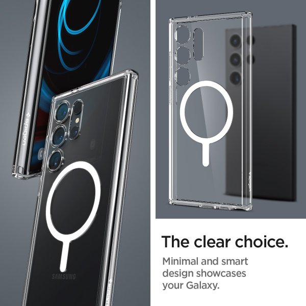 Spigen Samsung Galaxy S24 Ultra Skal Ultra Hybrid Metal Ring MagFit
