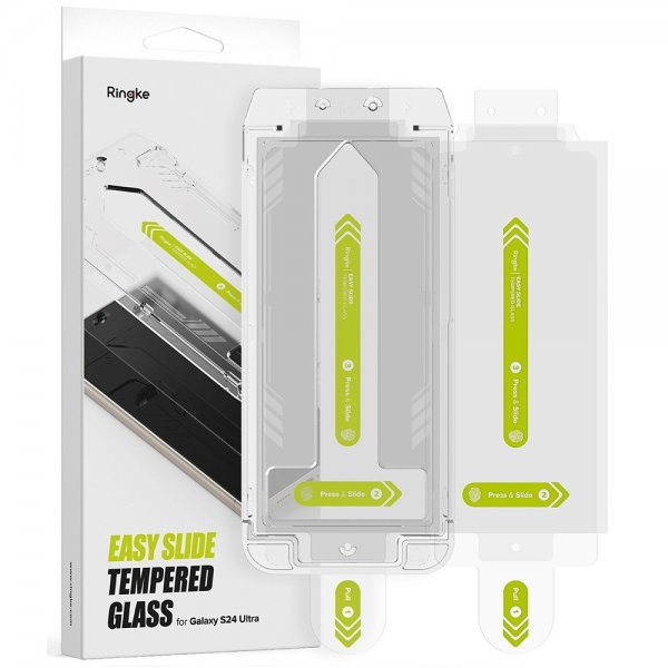 Ringke Samsung Galaxy S24 Ultra Skärmskydd Easy Slide 2-pack