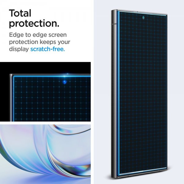 Spigen Samsung Galaxy S24 Ultra Skärmskydd GLAS.tR EZ Fit Privacy 2-pack