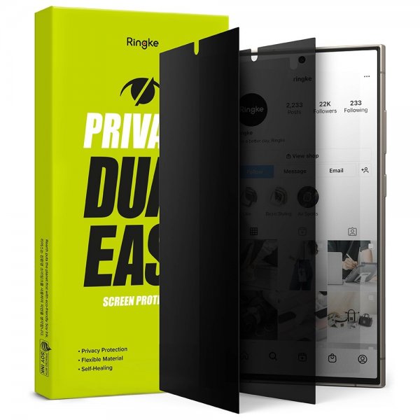 Ringke Samsung Galaxy S24 Ultra Skärmskydd Privacy Dual Easy Film