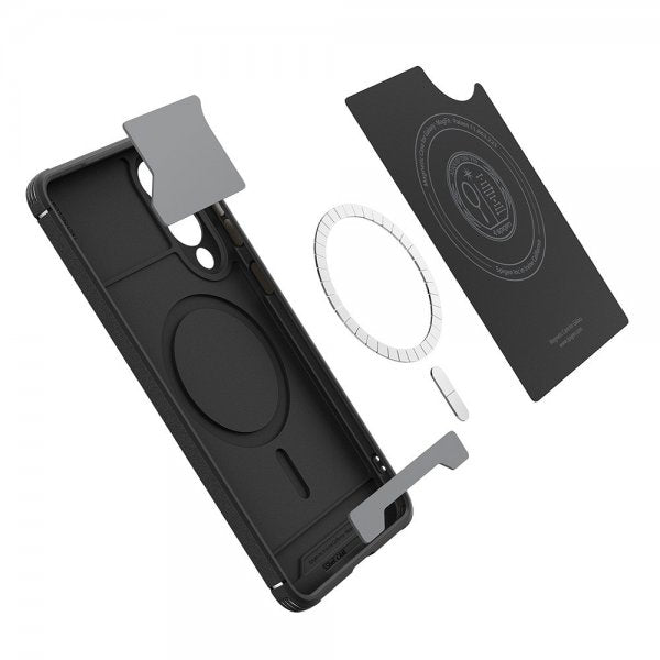 Spigen Samsung Galaxy S25 Edge Skal Core Armor MagFit Matte Black