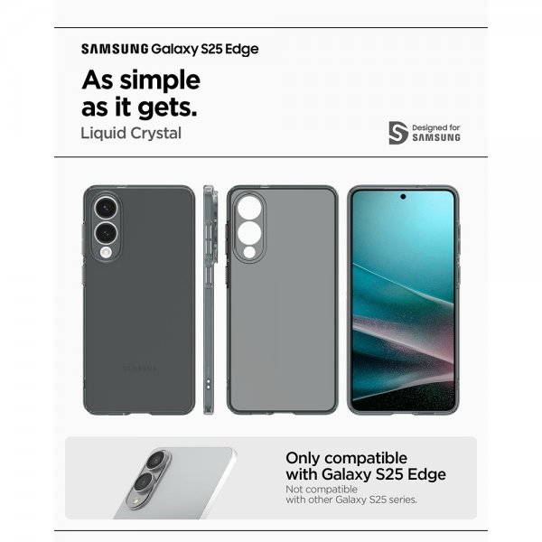 Spigen Samsung Galaxy S25 Edge Skal Liquid Crystal Space Crystal