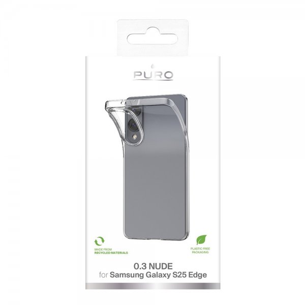 Puro Samsung Galaxy S25 Edge Skal Nude Transparent