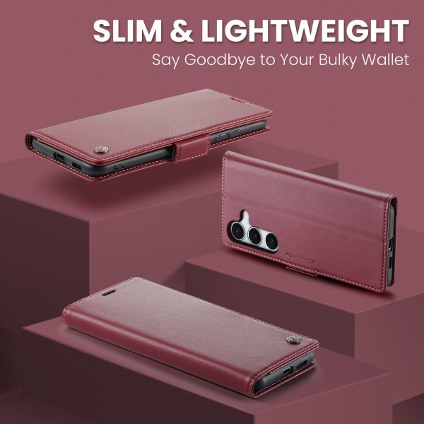 CaseMe Samsung Galaxy S25 FE Fodral 023 Series Röd