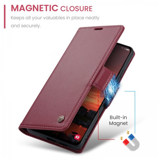 CaseMe Samsung Galaxy S25 FE Fodral 023 Series Röd