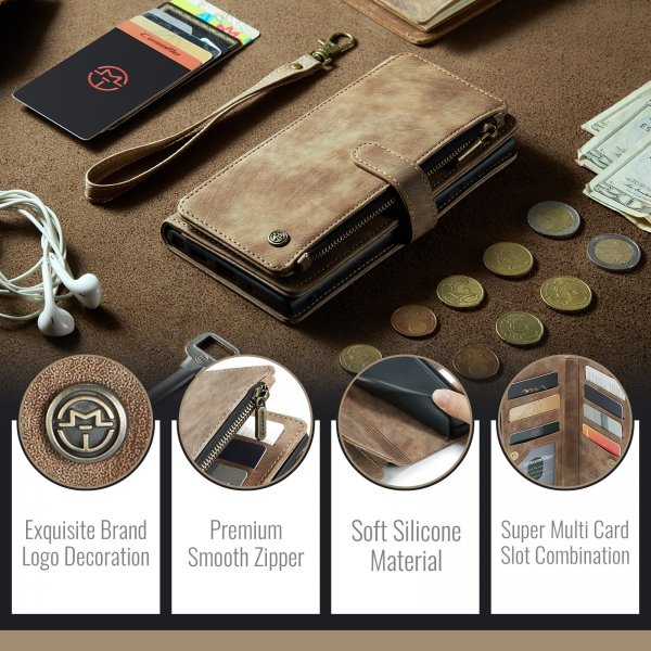 CaseMe Samsung Galaxy S25 FE Fodral C30 Series Brun