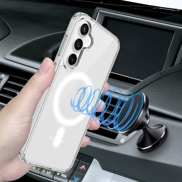 Nordic Covers Samsung Galaxy S25 FE Skal Feather Series MagSafe Transparent