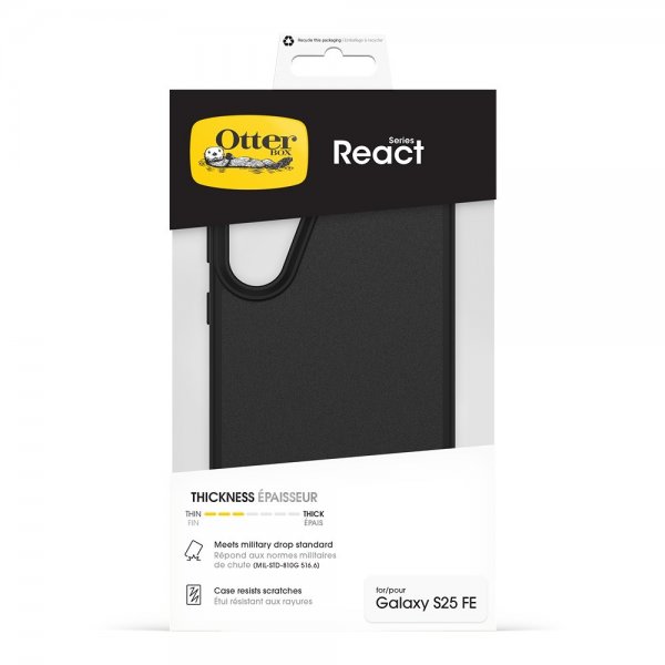 Otterbox Samsung Galaxy S25 FE Skal React Svart